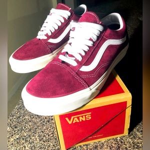 Vans Old Skool(Pig Suede) Pomegranate